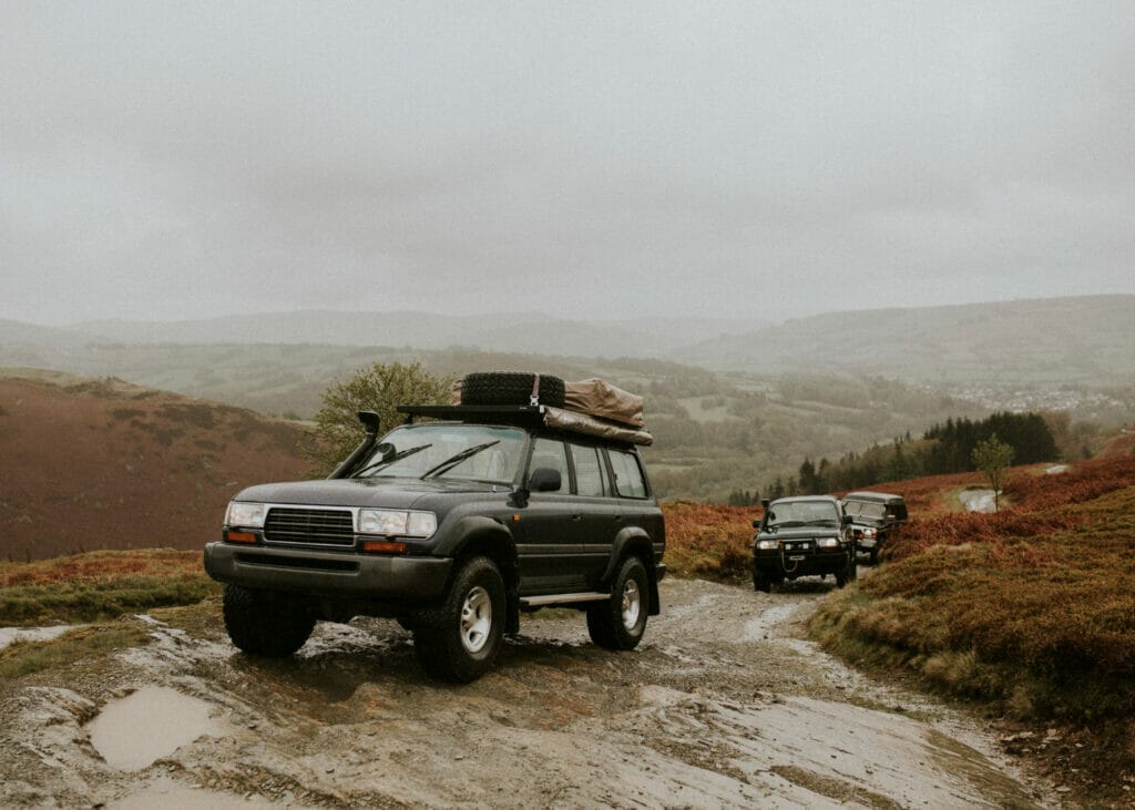 parcours en 4x4 inclinomètre numérique pour un parcours en toute sécurité